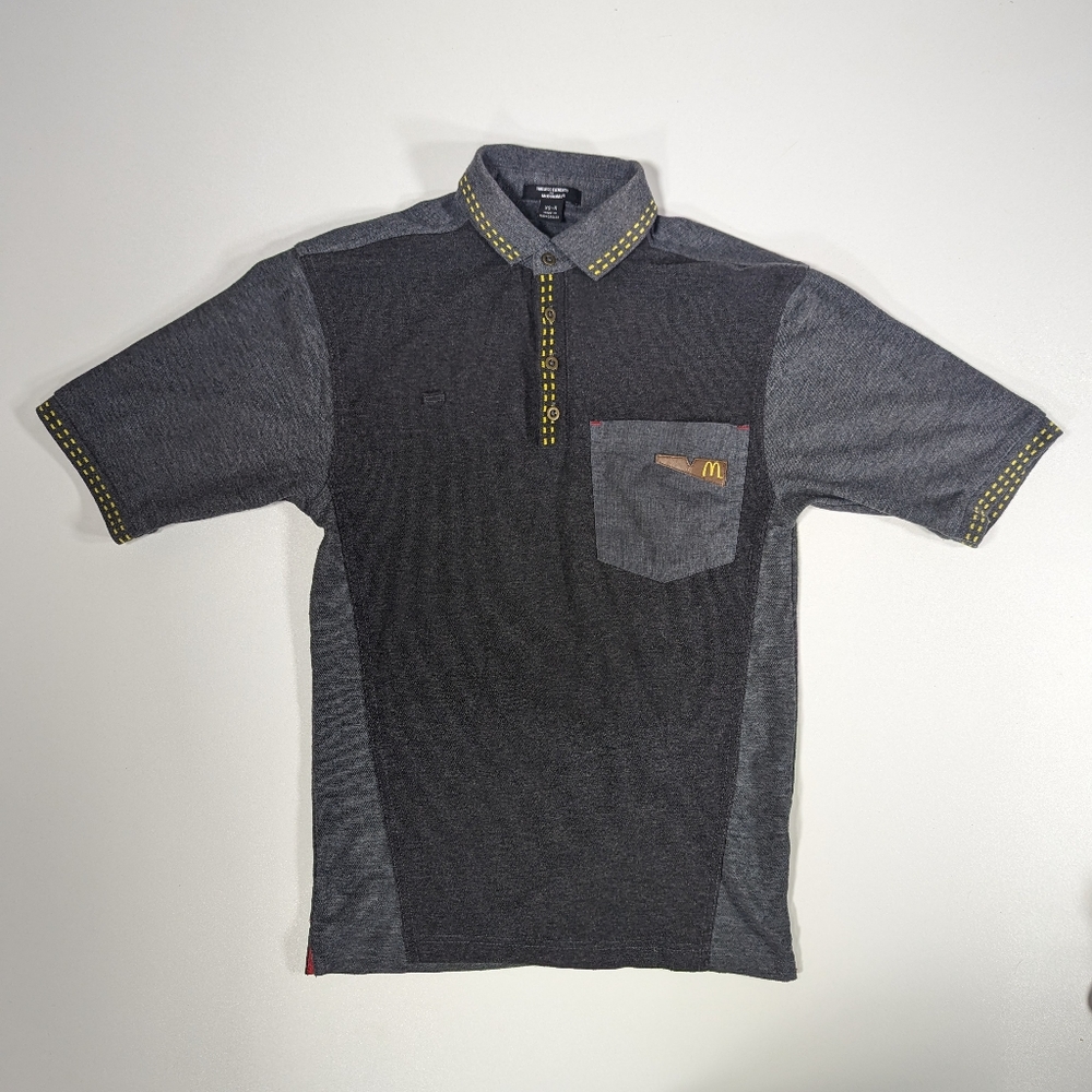 McDonalds Employee Work Shirt Men's Extra Small Regular Fit Timeless Elements